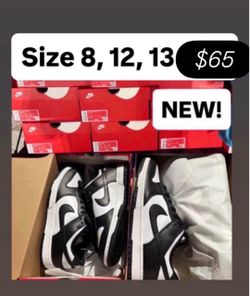 Nike panda dunks size 8 12 13