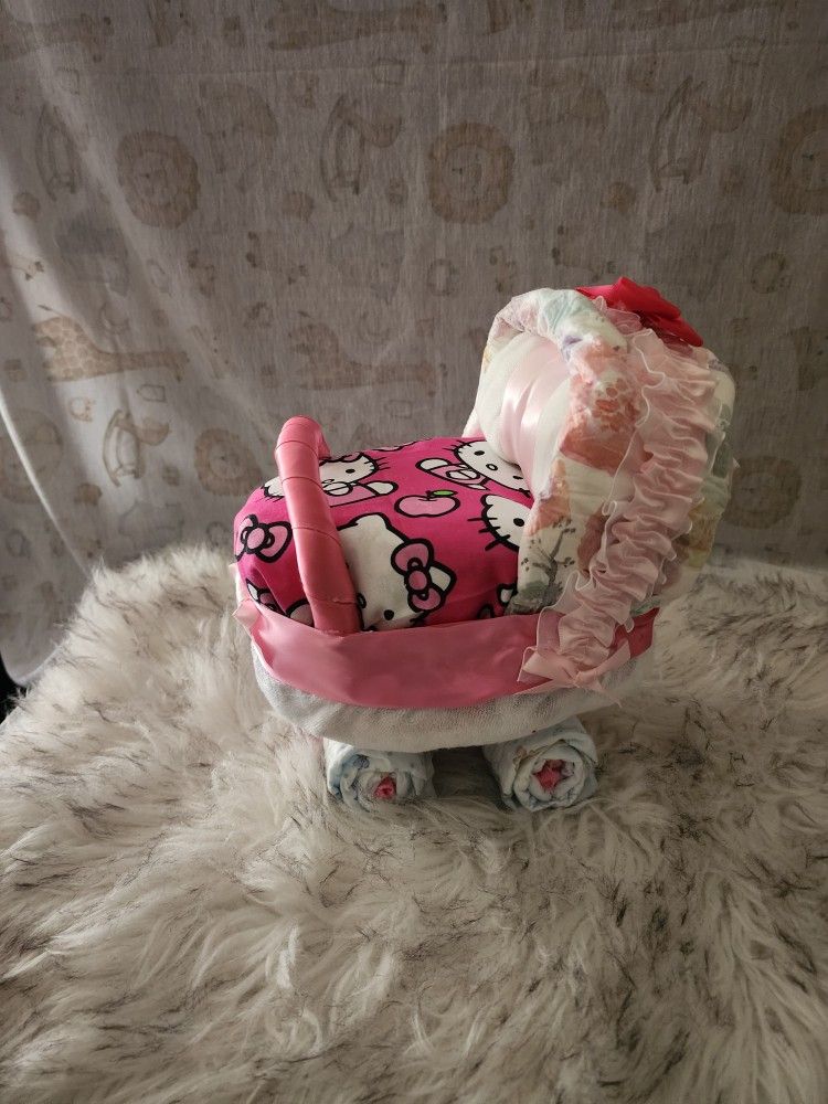 HELLO KITTY DIAPER STROLLER
