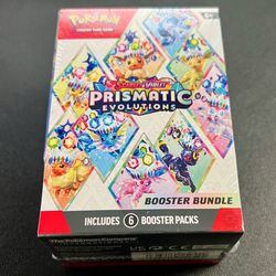 Pokemon Prismatic Evolutions Booster Bundle