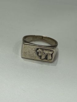 925 Silver chai ring
