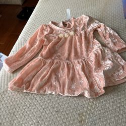 Beautiful Velvet Baby Dress 