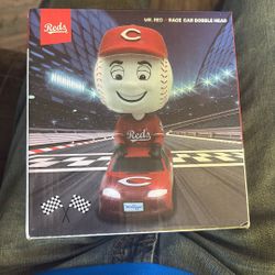 Mr Red Race Car Bobble head