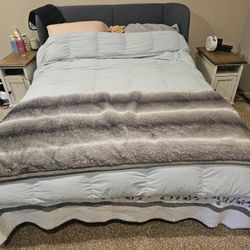 Queen Bedframe With Mattress