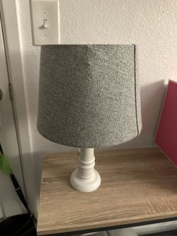 Gray Shade Lamp