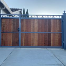 Metal And Wood Gates