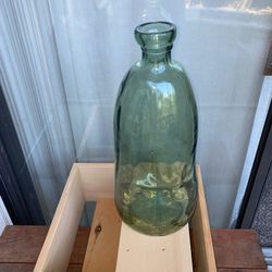 Large Glass Jar  19 Inches Tall