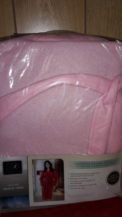 New pink robe.