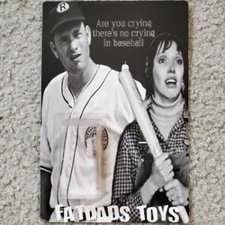 Fat Dads Toys Bootleg "No Crying in Baseball" Designer Toy  - Designercon Exclusive Anaheim, Ca  Early 2020s 