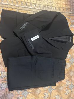 Calvin Klein suit jacket and cat & jack pants black boys size 5