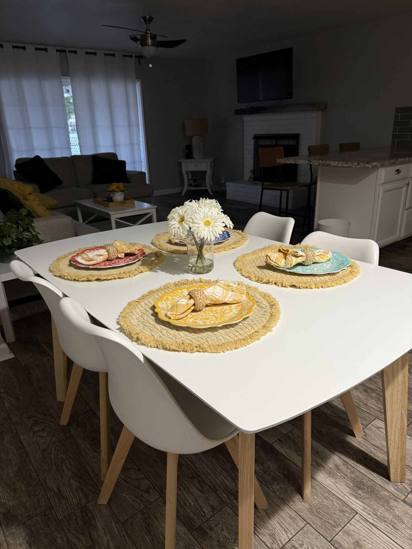 Dining Table With Four Chairs