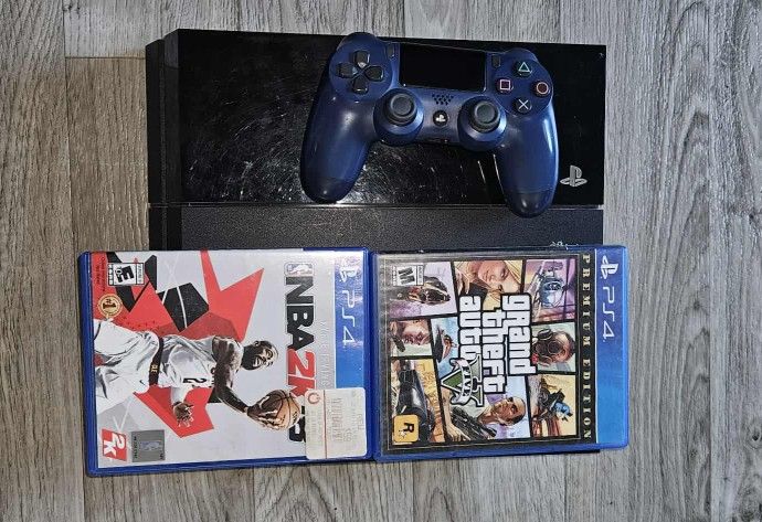 Playstation 4 PS4 1TB Storage w/ Controller + 2 Games