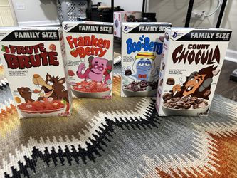 Kaws x Monster cereals Set Of 4 Family Size 