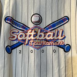 Ballys Hotel Baseball Softball Made In USA Jersey 2000 Vintage Men’s Size Large