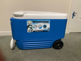 Cooler with wheelers