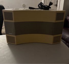 Bose Acoustic Wave AM/Fm Radio AW1 Sound System Working Without Tape Deck