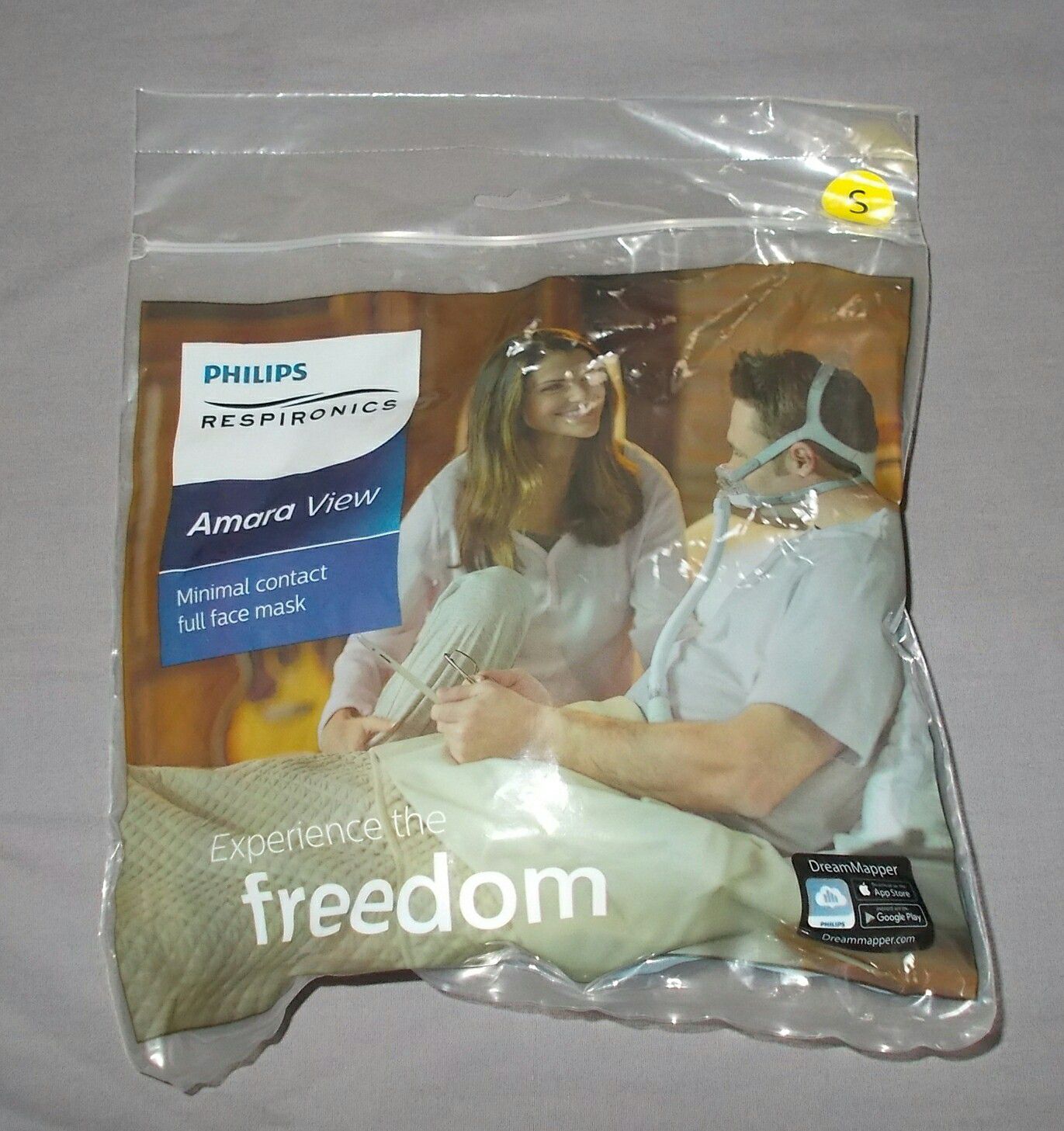 NEW Philips Amara View S SMALL Mask w Headgear Complete Sealed 1090622