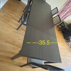 Extendable Dining Table +6 Chairs