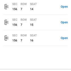 3 Houston Astros Rockies Bullpen Tickets August 28 $20 Each