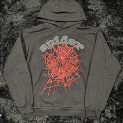 Spider Worldwide Black and Red VVS Shine Hoodie Size L