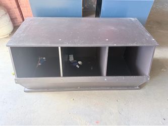 Sturdy wood toys storage bins