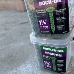 3 Cement Board Screws Boxes $145 Obo 