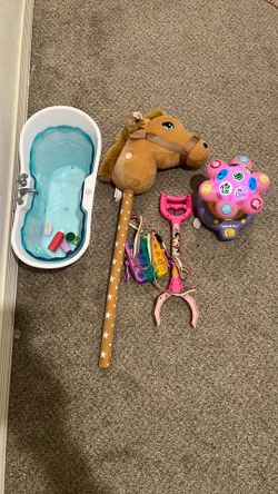 Girls Noise Pony , Bath Tub , Light Up Music Ceiling 