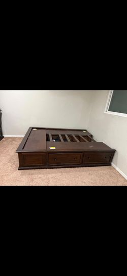 Storage bed frame