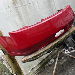 Infiniti G37s coupe red rear bumper 
