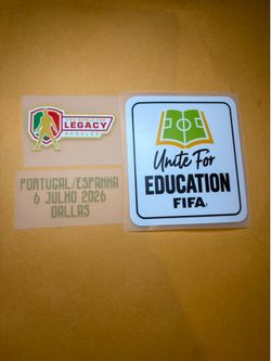 World Cup Match Detail & Patches Portugal vs Spain Cristiano Ronaldo