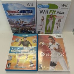 4 nintendo wii games 
