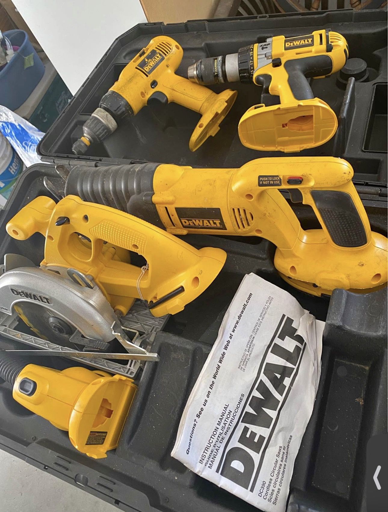 Dewalt Cordless Power tool Combo