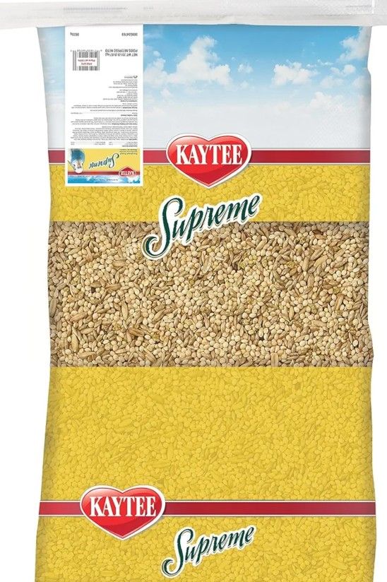Kaytee Supreme Pet Parakeet Bird Food, 20 lb