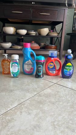 Tide, Downy, Unstopables, Palmolive OXY, Softsoap