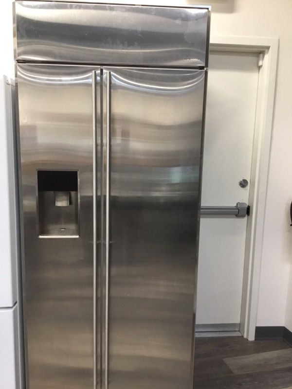 Ge Monogram Ziss360dhss 36 In 20 41 Cu Ft Built Side By Open In The Continue To Mobile Website