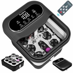 New Collapsible Electric Foot Spa Massager with Remote