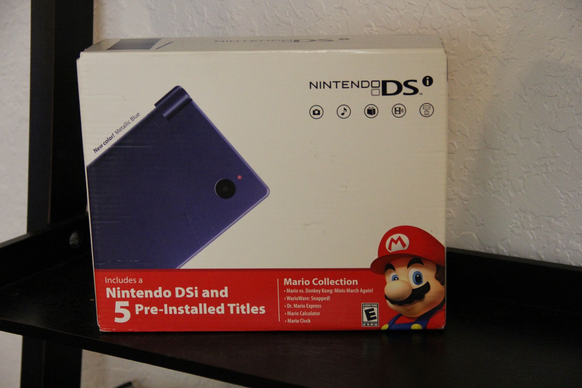 New In Box Nintendo DSi Black Friday Edition Mario Collection