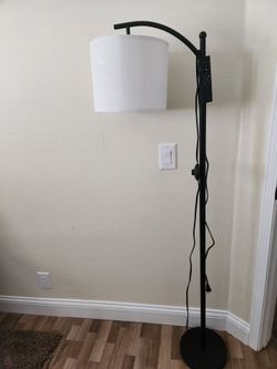 Black Office floor lamp