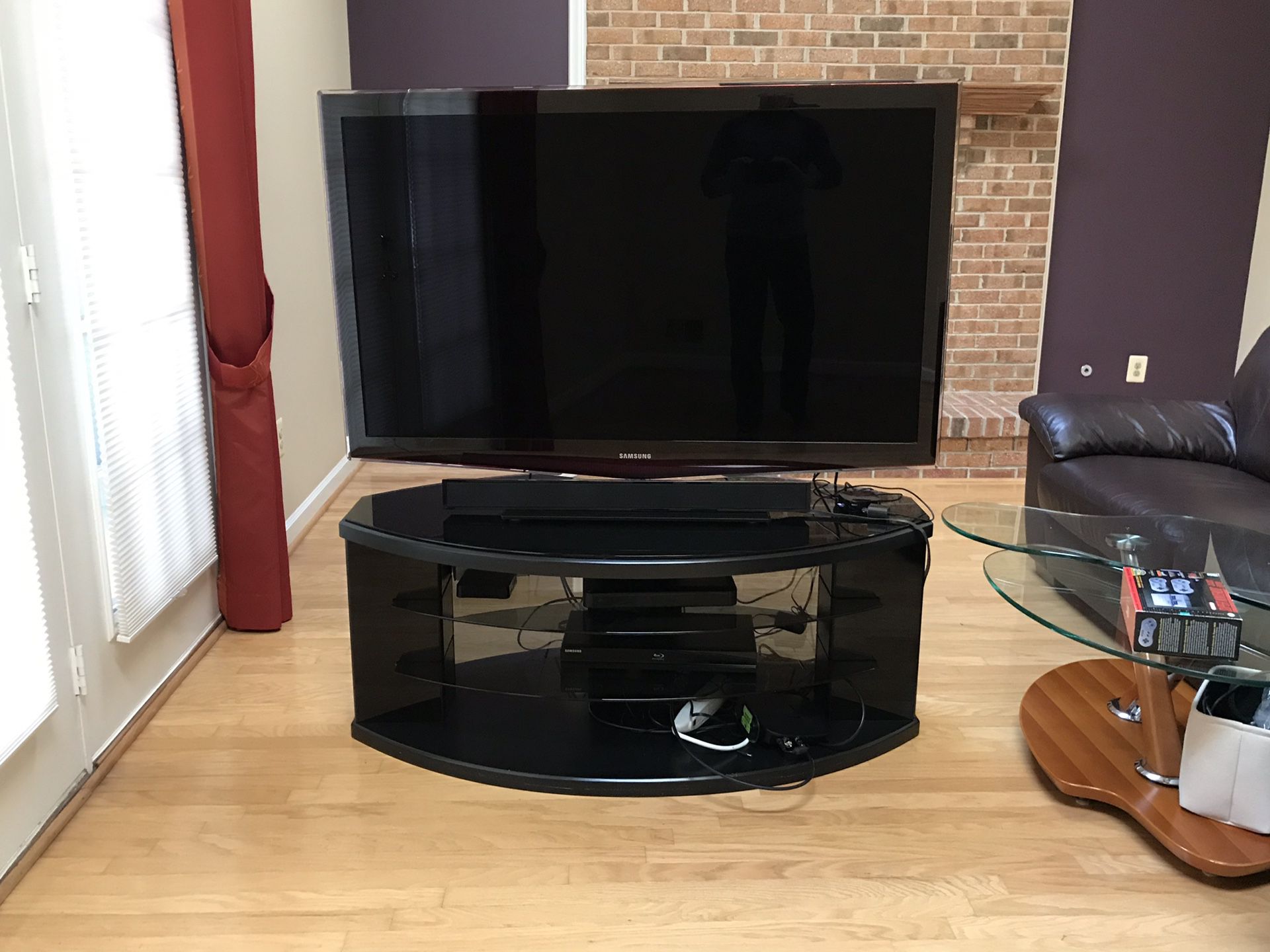 Samsung 55inch TV and stand