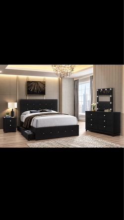 New 4pc Queen Bedroom Set $40 down