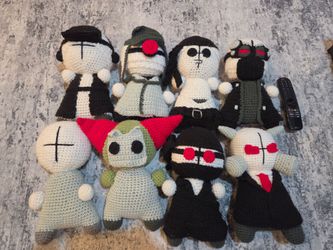 Madness Combat custom crochet plushies