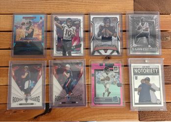 2022-2025 NFL QB Rookie Card Lot | Caleb Williams, C.J. Stroud, Drake Maye, Cam Ward, Bo Nix, Will H