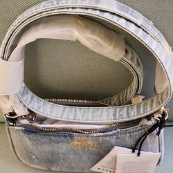 Coach Teri Loved Denim Crossbody Shoulder Bag NWT