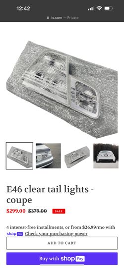 E46 Tail Lights