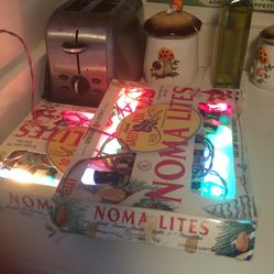 Vintage Noma Lights Plus Vintage Christmas Tree Toppers 