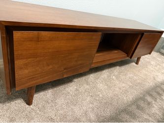 Article Seno 63” Walnut Media Cabinet
