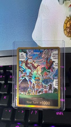 ONE PIECE  OP14 GOLD DON!! Card Egghead Island -The Azure Sea’s Seven English