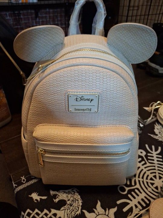 Woven Mickey Ears Backpack Loungefly