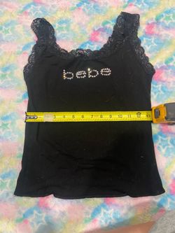 Bebe black tank top