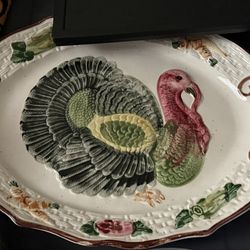 Very Old Turkey Platter 