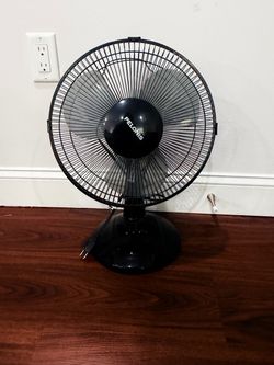 3-Speed Tabletop Fan – Black